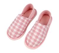 TINAYAUE Women's Lightweight Slippers, Breathable Slippers, Comfortable Indoor Shoes, Non-Slip Slippers, Summer Slippers, Soft Cotton Slippers for Indoor Use, pink, 6/7 UK