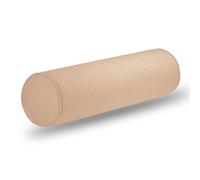 Tinbolunce Neck Roll Pillowcases with Zipper - Full Moon Bolster/Round Cylinder Pillow Case Cover for Bedroom, Living Room, Sofa - Solid Color Cervical Throw Pillow Covers