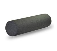 Tinbolunce Neck Roll Pillowcases with Zipper - Full Moon Bolster/Round Cylinder Pillow Case Cover for Bedroom, Living Room, Sofa - Solid Color Cervical Throw Pillow Covers