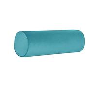 Tinbolunce Neck Roll Pillowcases with Zipper - Full Moon Bolster/Round Cylinder Pillow Case Covers for Bedroom, Living Room, Sofa - Solid Color Neck Cervical Pillowcase Cover 24 x 6 (Lake Blue)