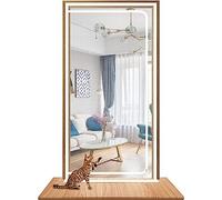 TINBOSE Cat Door Mosquito Net 80x200cm - Anti-Scratch - Double Zipper - Prevents Puppies And Cats From Running Out Of The House(90x220cm)