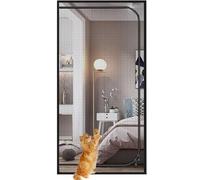 TINBOSE Cat Screen Door Fits Door Size 100cm X 200cm, Thickened Heavy Duty Pet Screen Door For Dogs Cats Mosquitos, Suitable For Living Room, Bedroom, Kitchen, Patio, Corridor, Zip(100x210cm)