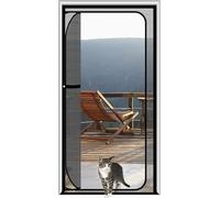 TINBOSE Cat Screen Door, Reinforced Pet-Safe Screen Door, Durable Cat-Resistant Zippered Screen Door, Prevents Dogs From Leaving(85x200cm)
