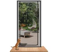 TINBOSE Fly Screen Balcony Door, Cat Scratch-resistant Cat Mesh Door, Scratch-resistant Insect Protection Door, Fly Curtain Front Door Without Drilling For Terrace, Dog Cat Mesh Door(90x220cm)
