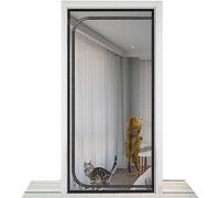 TINBOSE Screen Door Cat Screen Door Fits The Door Pet Resistant Screen Door With Zipper To Keep Dogs And Cats Out Of The House(90x200cm)