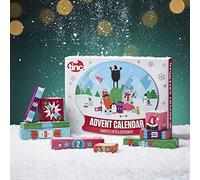Tinc Advent Kids Christmas Countdown Advent Calendar, Children's Stationery Stocking Fillers, Puzzles, 24 Doors Boxes, White
