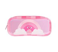 Tinc Cute Pink Transparent PVC School Pencil Case | Travel & Cosmetic Bag (MAPVPCPK)
