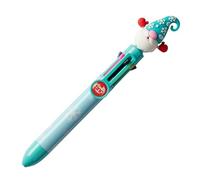 Tinc Festive Multicolour Retractable Ballpoint Pen 6-in-1 Colour Ballpoint Pens for School Office Home | Gonk Character (MLTCKGON)