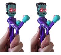 Tinc Frankenstein Halloween Light Up Boxing Pen, Green & Purple - Fun pen for all ages! (Pack of 2)