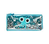 Tinc Glitter Sequin Pencil Case | School Pencil Case with Cute Kids Design | Stationery Pencil & Stationery Case for Girls & Boys | Blue