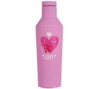 Tinc Insulated Stainless Steel Water Bottle | Hot & Cold Drinks | 500ml Capacity | Leakproof Lid | Soft Touch Rubber | Pink, HCWBMAPK