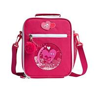 Tinc Kids Insulated Lunch Bag for Boys & Girls With Adjustable Strap & Bottle Holder | Water Resistant Leakproof Cooler Bag for School or Home - Mallo, Pink Sequin