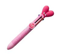 Tinc Multicolour Retractable Ballpoint Pen 6-in-1 Colour Ballpoint Pens for School Office Home | Heart