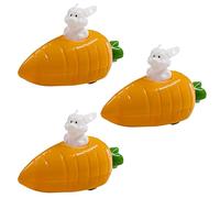 Tinc Pull-Back Racing Easter Bunnies - Set of 3 - Easter | Kids | Gift, Favour, Games, White and Orange
