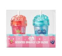 Tinc Scented Sparkly Lip Gloss - Ice Design - Delicious Scents: Strawberry and Blueberry - Lip Moisturising - Gift Idea - 2 in Pack