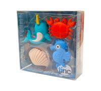 Tinc Sealife Erasers Collection Pack for Kids - Use at School & Homework (S4SEALER)