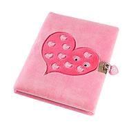 Tinc SGJOURPK A5 Snuggly Soft Touch Lockable Journal - Pink