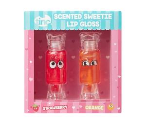 Tinc Sweetie Lip Gloss Set - Delicious Scents: Strawberry and Orange - Lip Moisturising - Gift Idea - 2 in Pack