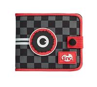 Tinc Unisex's Kronk Urban Wallet Bi-Fold, Black & Red, Pocket Size