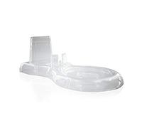 Tincogo Clear Teacups and Saucer Display Easel Stand Holder,set of 6