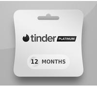 Tinder Platinum - 12 Month Subscription Key MV
