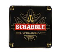 Tinderbox Games | Scrabble Art Deco Tin | Board Game | Ages 10+ | 2-4 Players | 60 Minute Playing Time