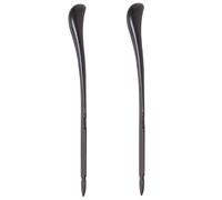 TINEASUR 1 Pair of Wooden Dulcimer Practice Hammers Replacement Mallets for Yangqin with Black Wood Material Practical Beaters Suitable for Professionals and Amateurs