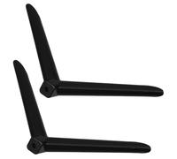 TINEASUR 1 Pair Tv Support Stand Legs for Television, Plastic Single-hole Base with Sturdy Support and Easy Installation, Compatible Replacement for Home Tv Stand in Living Room