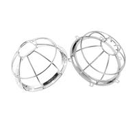 TINEASUR 10 pcs Fire Sprinkler Protection Covers with Robust Iron Brackets Dust and Debris Shielding Detector Guard Easy Installation Fire Safety Cage for Reliable Sprinkler Head Defense