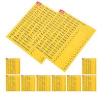 TINEASUR 10 Sheets Breaker Panel Label Electrical Box Panel Label 8.5x11 Inch Colorful Design Paper Material Easy Application Classification Identification