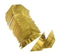 TINEASUR 1000pcs Ancestor Worship Gold Ingot DIY Sacrificing Paper Ingots Lightweight Easy to Carry Expressing Affection for Qingming Festival and Hungry Ghost Festival Worship Supplies