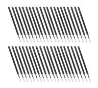 TINEASUR 100pcs High-temperature Disappearing Ink Refills Heat Erasable Fabric Markers for Professionals Hobbyists Black Abs Liquid Material Precise Marking Heat Activated Disappearance