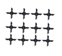 TINEASUR 100pcs Plastic Water Pipe Connectors for Garden Irrigation Durable Four Way Hose Fittings Easy to Install Water Saving Drip Irrigation Accessories for Home and Agricultural Use