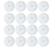 TINEASUR 100pcs Silver Discs Ear Care Supplies with Ash Separation Function, Practical Drip Protectors Made of Silver Paper, Beautiful Disc Shape for Wax Candle Use
