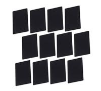 TINEASUR 100pcs Thin Aluminum Metal Business Cards Black DIY Engraved Membership Sturdy for Sublimation and Laser Printing Professional Use