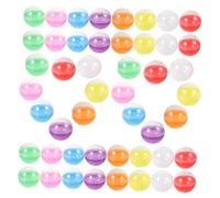 TINEASUR 100pcs Transparent Clear Ball Capsules for Vending Machines Small Round Fillable Containers for Party Favors Lightweight Plastic for Display Storage Wedding and Birthday Gifts