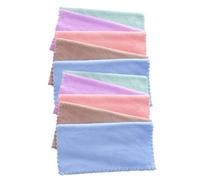 TINEASUR 10pcs Coral Fleece Microfiber Face Washcloths Makeup Remover Towels Soft Face Towels Easy to Carry and Gentle on Sensitive Skin for Travel and Home Use Random Color
