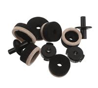 TINEASUR 10pcs Cymbal Stand Accessories Kit with Felt Pads and Plastic Sleeves, Quick Release Nut for Cymbal Holders and Hi-hat Assembly Parts, Stable Performance and Complete Kit