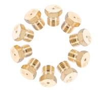 TINEASUR 10pcs Household Gas Nozzle Replacement Brass Stove Parts for Gas Stove Burners and Hob Accessories