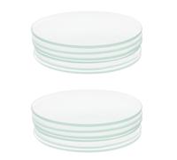 TINEASUR 10pcs Laboratory Watch Glass High Transparency Excellent Durability for School Laboratory Tool Chemistry Classroom