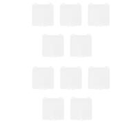 TINEASUR 10pcs Manicure False Nail Storage Cases Ps Clamshell Boxes for Easy to Store Fake Nail Tips and Decorations for Home Use and Art Artists