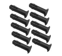 TINEASUR 10pcs Trash Can Lid Pin Plastic Bin Lid Catch Black for Garbage Bin, Trash Can, Schools and Outdoor Use