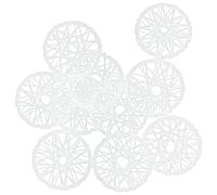 TINEASUR 10pcs White Iron Dreamcatcher Frames for Macrame Craft and DIY Crafts, Reusable and Not Easy to Break Dream Catcher Iron Hoops Rings for Handmade Decorations