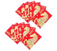 TINEASUR 120pcs Vietnamese Style Red Envelopes Lunar Year Money Packets with Horse Patterns Traditional Spring Festival Red Packets for Lucky Cash Wedding Celebration
