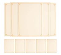 TINEASUR 15 Sheets School Certificate Paper A4 Blank Certificate Paper for Students and Professionals Graduation Time
