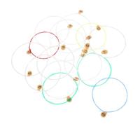 TINEASUR 15pcs Lyre Harp Strings Replacement Harp String Set Carbon Material for Rich Resonance and Light Weight, for Bands and Beginners Musical Instrument Accessory Random Color