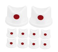 TINEASUR 15pcs Universal Spray Paint Caps Waterproof Replacement Nozzles for Aerosol Cans for Creative Artwork and Graffiti