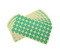 TINEASUR 15sheets Quality Inspection Self-Adhesive Labels of Sheet Round Adhesive Stickers for Production Qc Passed Tags for Testing and Packaging