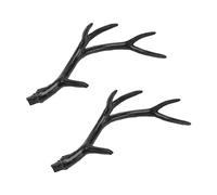 TINEASUR 1pair Simulated Deer Horn Headband Decor Antlers for Carnival Costume Parties Festivals and Novelty Hair Accessory