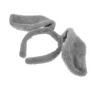 TINEASUR 1pc Animal Ear Headband Facinator Dog Ear Headband Bunny s s Easter Bunny s Hair Accessories for Zigzag Plush Hairband Hairbands ’s Polyester Grey